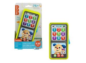 0194735143955 - Mattel Fisher-Price - Fisher Price Lernspaß 2-in-1 Slide to Learn Smartphone