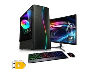 4260627613465 - PC Set mit 24 Zoll TFT Total IV AMD Ryzen 5 4500 16GB DDR4 NVIDIA RTX 3050 8 GB 500GB SSD WLAN Windows 11