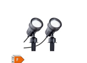 4057722001576 - Bklicht - 2x Gartenstrahler led Erdspieß IP44 Außenstrahler Halogen Strahler Spießstrahler - 10
