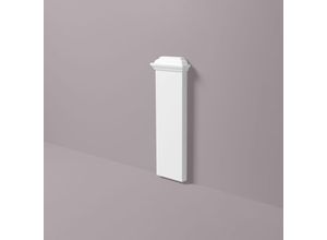 5412938543279 - - Pilaster Sockel PB2 arstyl Noel Marquet Pilaster Zierelement Zeitloses Klassisches Design weiß - weiß