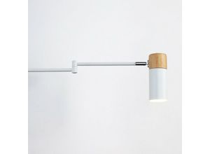 8435427114542 - Barcelona Led - Lenkbare Wandleuchte Logan mit Kabel und Stecker - Weiß