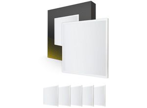 8719157043564 - Markenlos - Mehrfachpackung 6x led Panel Backlit 36W 3240lm - 840 60x60cm - ugr 22 - 4000K - Kaltweiß