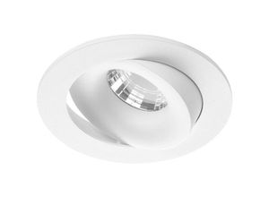 8719157038898 - Markenlos - Noxion LED-Spot Leda Weiß 8W 610lm - 927 Extra Warmweiß Ausschnitt 83mm - IP44 - Höchste Farbwiedergabe - Dimmbar - 2700K - Extra Warmweiß