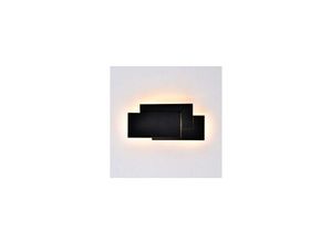 3800157623223 - Vtac - 12W Led Wandleuchte rechteckig schwarz Farbe v-tac VT-712 4000K