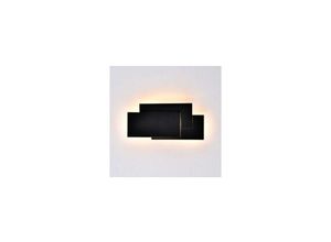 3800157623216 - Vtac - 12W Led Wandleuchte rechteckig schwarz Farbe v-tac VT-712 3000K