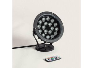 8445044053773 - LED-Außenstrahler rgb 18W Colmar rgb No Flicker Schwarz