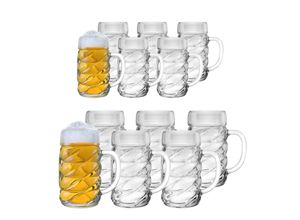 4260578498968 - Bierkrüge Diamond 05 l & 1 l 12er Set 4260578498968 - Bierkrüge Diamond 05 l & 1 l 12er Set