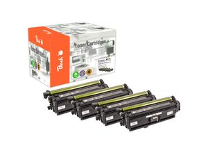 7640173437536 - H508X 4 Tonermodule XL (bk c m y) ersetzt HP No 508X CF360X CF361X CF362X CF363X für zB HP Color LaserJet Enterprise Flow MFP M 577 c (wiederaufbereitet)