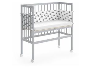 4251421942608 - VITALISPA Beistellbett SOPHIE Grau Babybett Stillbett Stubenbett Nestchen Boxspringbett