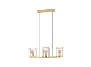 9008606243754 - 900399 Hängeleuchte cumiole E27 3X40W gold L78cm B15cm H110cm dimmbar - Eglo