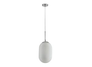 8031414874590 - Fan Europe Lighting - Fan Europe Luce_Ambiente_Design - Ovaler Glasdeckenanhänger Weiß E27