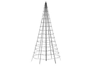 8056326677183 - Light Tree - 3 Meters Flag-pole Tree with 450 RGB + Warm White LEDs Black Wire Pole Included