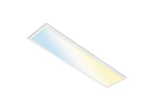 4002707409809 - Brilo - cct led Panel ner leuchten piatto s 28 w 3000 lm IP20 weiß Kunststoff-Metall Dimmbar cct 100 x 25 x 66 cm