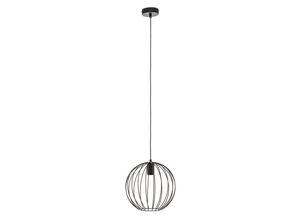 5902349227016 - Helam Lighting - Helam mercure Drahtrahmen Pendelleuchte Schwarz 30cm