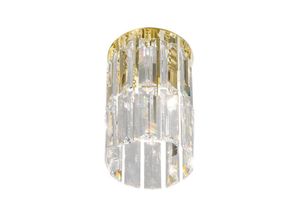 Image of KOLARZ Prisma Deckenlampe, Kristall und Gold 24 kt