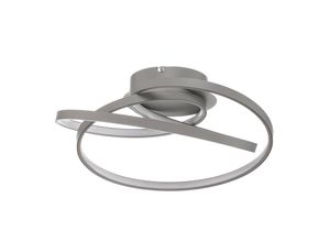 4004353329623 - BRILLIANT Lampe Labyrinth LED Deckenleuchte 40cm grau 1x 42W LED integriert (SMD) (4775lm 3000K) Energiesparend und langlebig durch LED-Einsatz