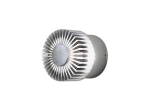 Image of Konstsmide LED-Außenwandlampe Monza Strahlen rund silber 9cm