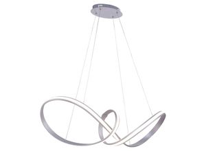 4012248323526 - Paul Neuhaus LED Pendelleuchte Melinda in Silber geschwungen 940 - grey