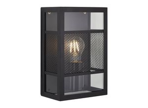 4004353381324 - Lampe Getta Außenwandleuchte schwarz Metall Kunststoff 1x A60 E27 40WNormallampen (nicht enthalten) - schwarz - Brilliant