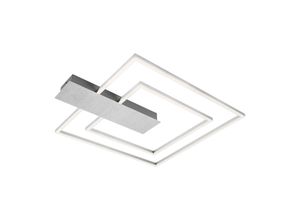 4002707407706 - - led Deckenleuchte leuchten nico duo 28 w 3000 lm IP20 chrom-alu Metall-Kunststoff Dimmbar 57 x 48 x 4 cm