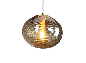 8031414874385 - Fan Europe Lighting - Fan Europe Luce_Ambiente_Design - Globe Glass Deckenanhänger Champagner E27