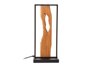 4004353411793 - Chaumont LED Tischleuchte 50cm schwarz holz Aluminium Metall Holz 1x LED integriert 10 W  (Lichtstrom 940lm Lichtfarbe 3000K)