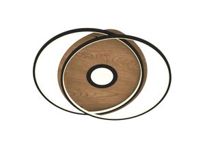Image of Q-Smart-Home Paul Neuhaus Q-AMIRA LED-Deckenlampe oval, braun