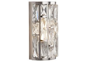 5053423159553 - Bijou - 2 Licht Chrom Wandleuchte mit Kristallglas - Searchlight