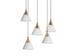 8435526892624 - Veneto LED-Hängelampe Anbau 5-flammig weiß