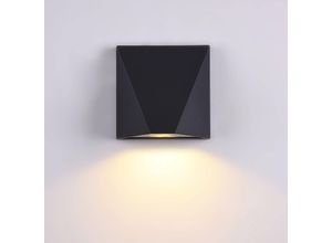 Image of Maytoni Beekman LED-Außenwandlampe 3.000 K schwarz