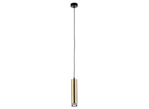 5907687439565 - Lamkur Lighting - Lamkur Diego Schlanke Pendel-Deckenleuchten Gold 1x E27