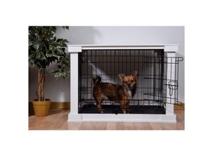 4042085352410 - Design-Hundekäfig aus Holz mit Tischoberfläche 83 x 55 x 59 cm