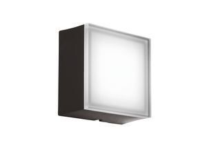 Image of LCD LED-Außenwandlampe 1425 graphit 12,5 x 12,5cm