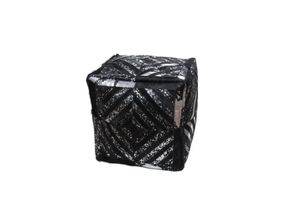 4056216103260 - Spark Pouf 400 Schwarz   Silber 45cm x 45cm