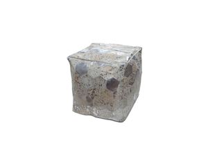 4056216103253 - Spark Pouf 200 Grau   Silber 45cm x 45cm