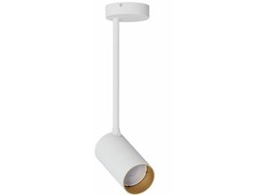 4251756381578 - Licht-erlebnisse - Deckenstrahler Weiß Gold schwenkbar GU10 Deckenlampe Deckenleuchte - Weiß Gold