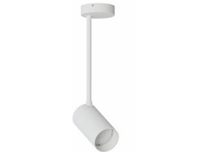 4251756381677 - Licht-erlebnisse - Deckenleuchte Weiß h 31 cm schwenkbar verstellbar GU10 Spot Deckenlampe Strahler - Weiß