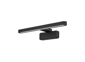 4099854096075 - Ledvance - orbis disc bar Badezimmer-Spiegelleuchte 400mm schwarz 6W 720lm warm- bis kaltweißes Weißlicht per Lichtschalter steuerbar Wand- und