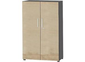 4250510933787 - Select Schrank SET UP 4 OH abschließbar B 800 x T 420 x H 1470 mm graphit Wildeiche