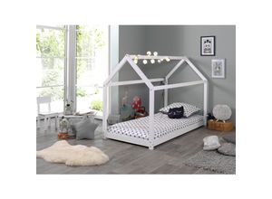 5420070229548 - Hausbett Set CABANE mit Matratze -versch Ausführungen - Liegefläche 90 x 200 cm Kiefer weiß 5420070229548 - Hausbett Set CABANE mit Matratze -versch Ausführungen - Liegefläche 90 x 200 cm Kiefer weiß