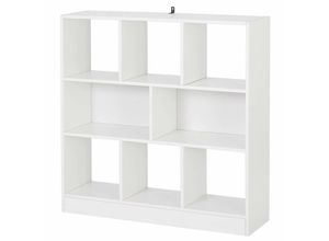 4063425124849 - Bücherregal Bücherschrank Standregal mit 8 Fächern für Wohnzimmer und Büro