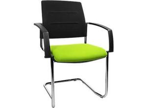 4014296246659 - Select Freischwinger SSI Proline Visit S2 ergonomisch Armlehnen stapelbar bis 4 Stück B 480 x T 480 x H 480 mm apfelgrün schwarz 4014296246659 - Select Freischwinger SSI Proline Visit S2 ergonomisch Armlehnen stapelbar bis 4 Stück B 480 x T 480 x H 480 mm apfelgrün schwarz