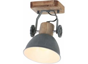 8712746122718 - Mexlite - wandlamp Gearwood - holz - gummi - 7968GR - Holz