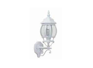 4004353044724 - BRILLIANT Lampe Istria Außenwandleuchte stehend weiß 1x A60 E27 60W geeignet für Normallampen (nicht enthalten) IP-Schutzart 23 - regengeschützt