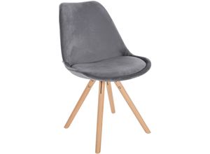 4251756485238 - Stuhl Sofia mit Samtbezug und hochwertiger Polsterung I Besucherstuhl mit robustem 4-Fuß Holzgestell 4251756485238 - Stuhl Sofia mit Samtbezug und hochwertiger Polsterung I Besucherstuhl mit robustem 4-Fuß Holzgestell