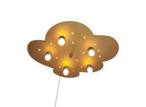 4036239070114 - Deckenlampe Wolke gold 5-flammig 20 LED-Punkte