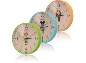 4007922075143 - BRESSER JUNIOR Kinder-Wanduhr Farbe grün