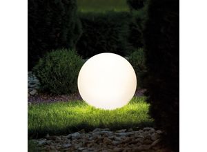 4260657632108 - - Solar Leuchtkugel 50 cm mit 16 Lichtfarben Solarleuchte Garten 102893