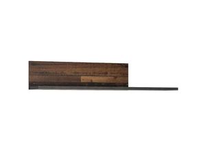 4066075111283 - Wandboard im modernen Industrial Design NELSON-129 in grau mit Holz Nb dekoratives Jugendzimmer Wandregal B H T ca 120 222 22 cm - braun 4066075111283 - Wandboard im modernen Industrial Design NELSON-129 in grau mit Holz Nb dekoratives Jugendzimmer Wandregal B H T ca 120 222 22 cm - braun