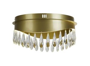 5053423187839 - Searchlight Lighting - Searchlight Jewel LED-Einbauleuchte Gold Kristall 4000K